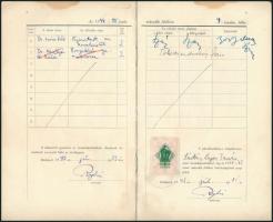 1945 Budapesti M. Kir. Középiskolai Tanárképzőintézet jelentkezőkönyve, fényképpel, izraelita vallás...