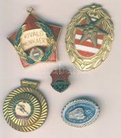 11db klf szocialista jelvény, kitűző közte 4db Lenin T:1,2