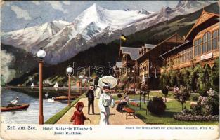1913 Zell am See, Hotel Kaiserin Elisabeth (wet corner)