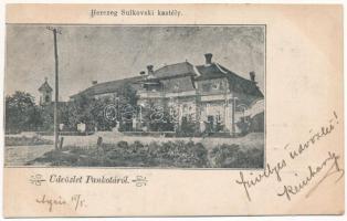 1899 (Vorläufer) Pankota, Pancota; Herczeg Sulkovski kastély / castle (EK)