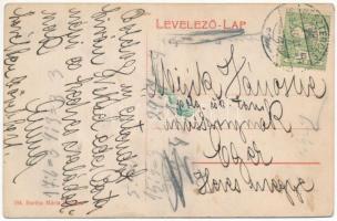 1910 Beszterce, Bistritz, Bistrita; Római katolikus templom és belseje. Bartha Mária kiadása / churc...