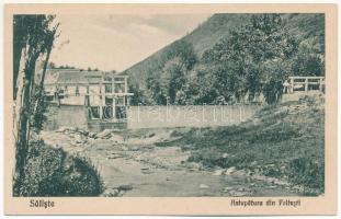 Szelistye, Salistea Sibiului, Saliste; Astupatura din Foltesti. Dumitru B. Comsa / gát / dam