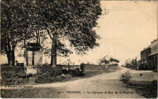 Feignies, Le Calvaire et Rue de la Rageule / calvary (EK)