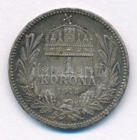 1915KB 1K Ag "Ferenc József" T:AU,XF patina, kis ph
Adamo K5.1