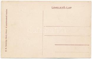 Székelykeresztúr, Kristur, Cristuru Secuiesc; Unitárius gimnázium a templommal. Ifj. Szemerjay Károl...