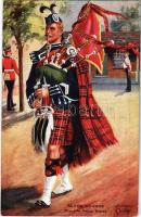 Scots Guards. Piper in State Dress s: Arthur Chidley (EK)