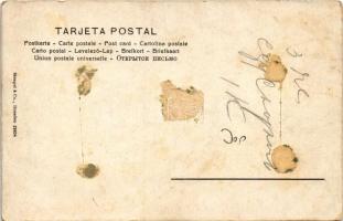 Salida de el Toro / Spanish folklore, bullfight. litho (Rb)