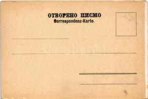 Türkinnen auf der Strasse / Bosnian folklore, Turkish women. Verlag v. R. Prcovic, Mostar (szakadáso...