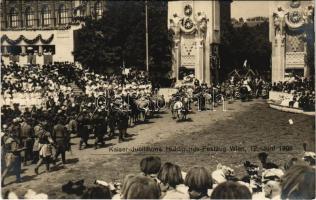 1909 Kaiser-Jubiläums Huldigungs-Festzug, Wien 12. Juni 1908. Nationalitäten Gruppe (Goldene Hochzeit) / 60th Anniversary of Franz Joseph's reign, military parade