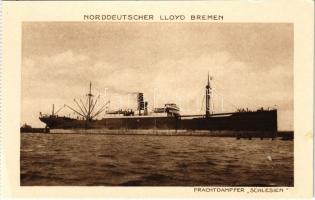 Frachtdampfer "Schlesien" Norddeutscher Lloyd Bremen / German cargo steamship (EK)