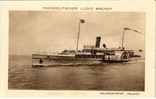 Salondampfer "Najade" Norddeutscher Lloyd Bremen / German passenger steamship (EK)