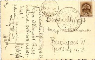 1940 Csíkszereda, Miercurea Ciuc; asszonyok a mezőn / folklore. Z.I. Aladics photo + "1940 Csík...