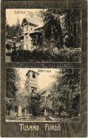 1909 Tusnádfürdő, Baile Tusnad; Elza és Bánffy villa. Dragomán S.J. kiadása / villas