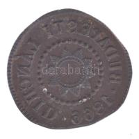 1866. "Lánchíd" Cu bárca (26mm) T:AU