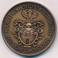 Kutas László (1936-) 1986. "MÉE Sopron / Liszt Ferenc halálának 100. évfordulója" bronz ké...