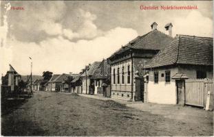 Nyárádszereda, Miercurea Nirajului; Fő utca. Csergőffy Gyula kiadása / main street (felszíni sérülés / surface damage)