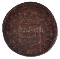 1705KB Rézpoltúra "II. Rákóczi Ferenc" Körmöcbánya (3,14g) T:XF,VF
Hungary 1705KB Poltura...