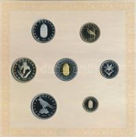 2008. 1Ft-100Ft (7xklf) + Mátyás denár Ag fantáziaverete (10g/0.999/27mm) "Reneszánsz emlékév&q...