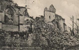 Autreches destroyed church