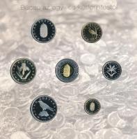 2008. 1Ft-100Ft (7xklf) "Búcsú az egy- és kétforintostól" forgalmi sor szettben T:PP Adamo...