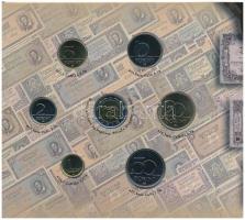 2002. 1Ft-100Ft (7xklf) + 100Ft "Kossuth" forgalmi sor szettben T:BU a belső tok ragasztás...