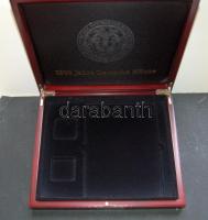 Fa éremtartó kazetta, tálca nélkül