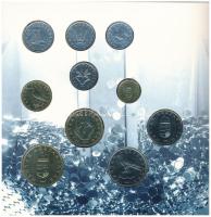 1996. 10f-100Ft (10xklf) "Magyarország pénzérméi" forgalmi sor dísztokban. A tokon a ragas...