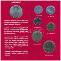 1994. 10f-100Ft (10xklf) "Magyarország pénzérméi" forgalmi sor dísztokban, + 1994. 200Ft A...