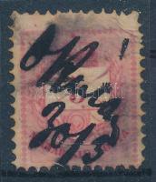 1881 5kr kézi érvénytelenítéssel