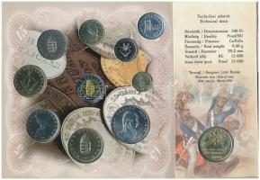 1998. 50f-200Ft (10xklf) forgalmi sor + 1998. 100Ft alpakka "1848-1849. Szabadságharc 150. évfo...