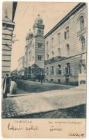 1905 Temesvár, Timisoara; Izraelita templom, zsinagóga. Moravetz és Weisz kiadása / synagogue (Rb)