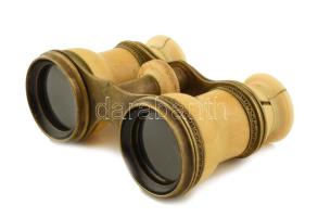 Régi színházi látcső sérüléssel, 9,5×7 cm