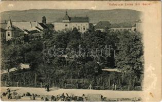 1910 Kolozsvár, Cluj; Emke téri piac. Rigó Árpád kiadása / market on the square (felszíni sérülés / surface damage)