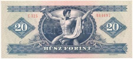 1980. 20Ft kissé eltolódott nyomat T:F szép papír Adamo F17