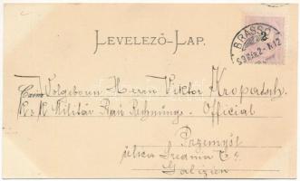 1899 (Vorläufer) Brassó, Kronstadt, Brasov; 150 évvel ezelőtt. Wilh. Hiemesch / 15 years ago. Art No...