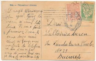 1923 Dés, Dej; Pályaudvari étterem, Vasútállomás étterme, belső / railway station's restaurant,...