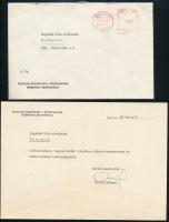 1971 Bp., Aczél György által Hegedüs Gézának írt rövid gépelt levél, saját kezű aláírásával