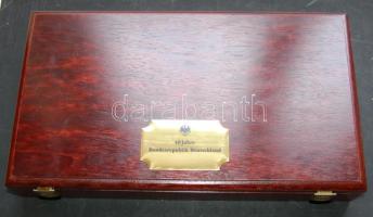 Nagyalakú fa éremtartó kazetta, 2db tálcával, 56 férőhellyel, vegyes átmérőjű érmékhez