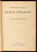 Magyar Földrajzi Társaság Könyvtára 3 db - Vörös Márton: A szerencsés expedíció; Cholnoky Jenő: Égen...