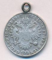 Ausztria 1842C 20kr Ag "I. Ferdinánd" Prága, füllel T:VF,F
Austria 1842C 20 Kreuzer Ag &q...