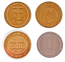 Amerikai Egyesült Államok DN 1$ fém kaszinózseton + 2006-2007. "World Series of Poker" két...