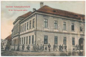 1908 Székelyudvarhely, Odorheiu Secuiesc; M. kir. törvényszéki palota. Sterba Ödön kiadása / court palace (fl)