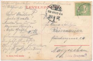 1908 Székelyudvarhely, Odorheiu Secuiesc; M. kir. törvényszéki palota. Sterba Ödön kiadása / court p...