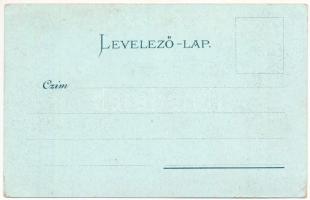 Nagyvárad, Oradea; Kis hídfő este. Láng József kiadása / Kleine Brücke / bridge at night. Art Nouvea...