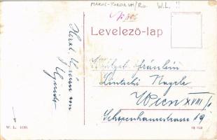 Szászrégen, Sächsisch-Regen, Reghin; Evangélikus templom. W.L. 1630. / Lutheran church (Rb)