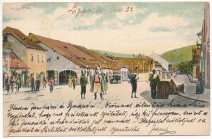 1911 Lippa, Lipova; Fő tér, piacosok / main square, market vendors