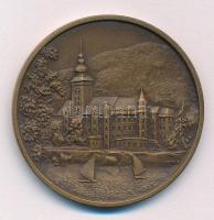 Tóth Sándor (1933-2019) "MISKOLCZ SIGILLUM CIVITATIS" kétoldalas bronz emlékérem, hátoldal...