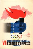 1956 Cortina, VII Giochi Olimpici Invernali / 1956. évi téli olimpiai játékok / VII Winter Olympic Games in Cortina d'Ampezzo. Winter Olympics s: Bonilauri