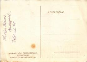 MNDSZ-től megkapjátók! Magyar Nők Demokratikus Szövetsége / Hungarian communist propaganda (EB)