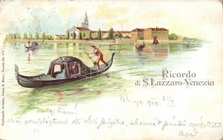 Venice gondola litho (Rb)